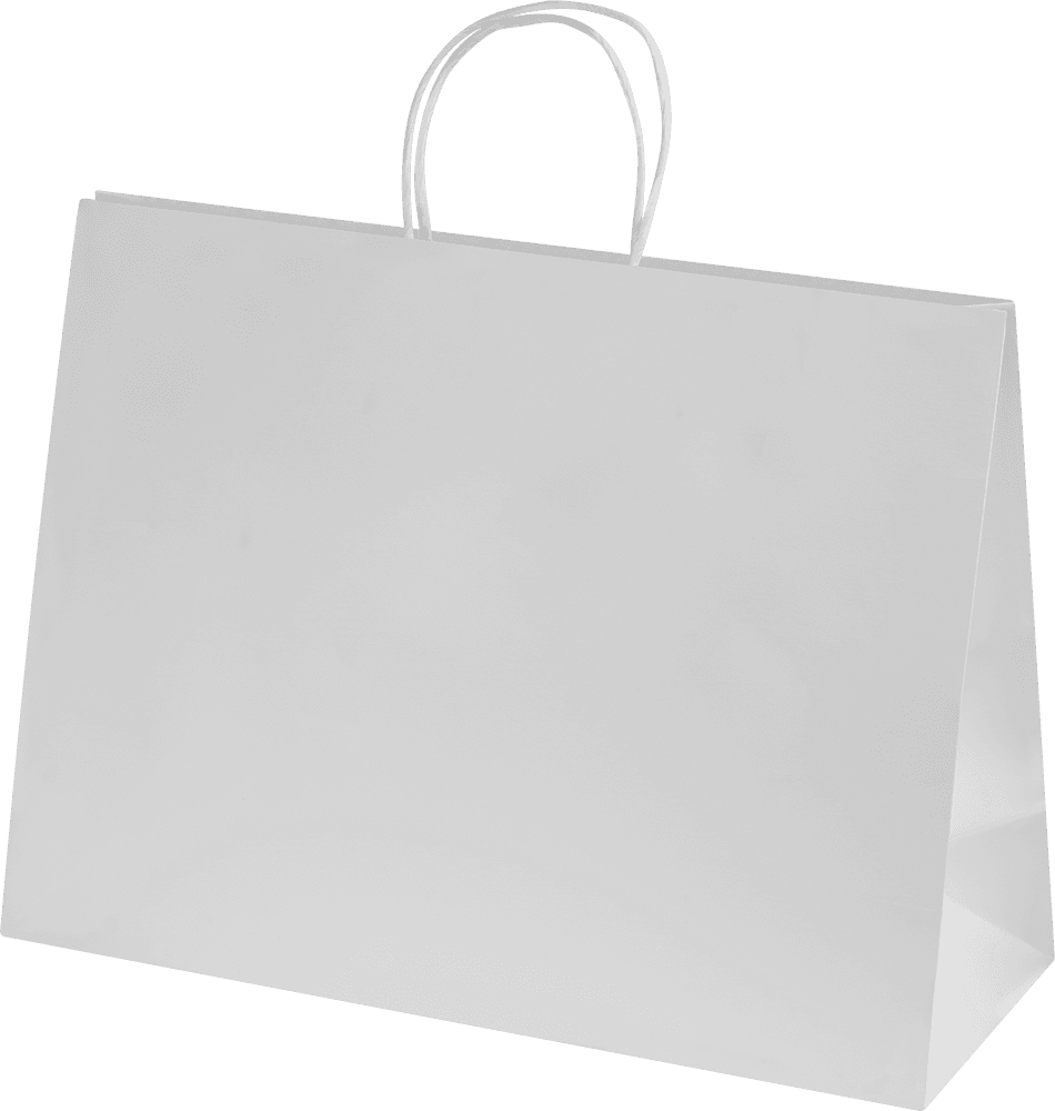 Bags (Ashdown XL Paper Gift) - White (305x406x154mm)