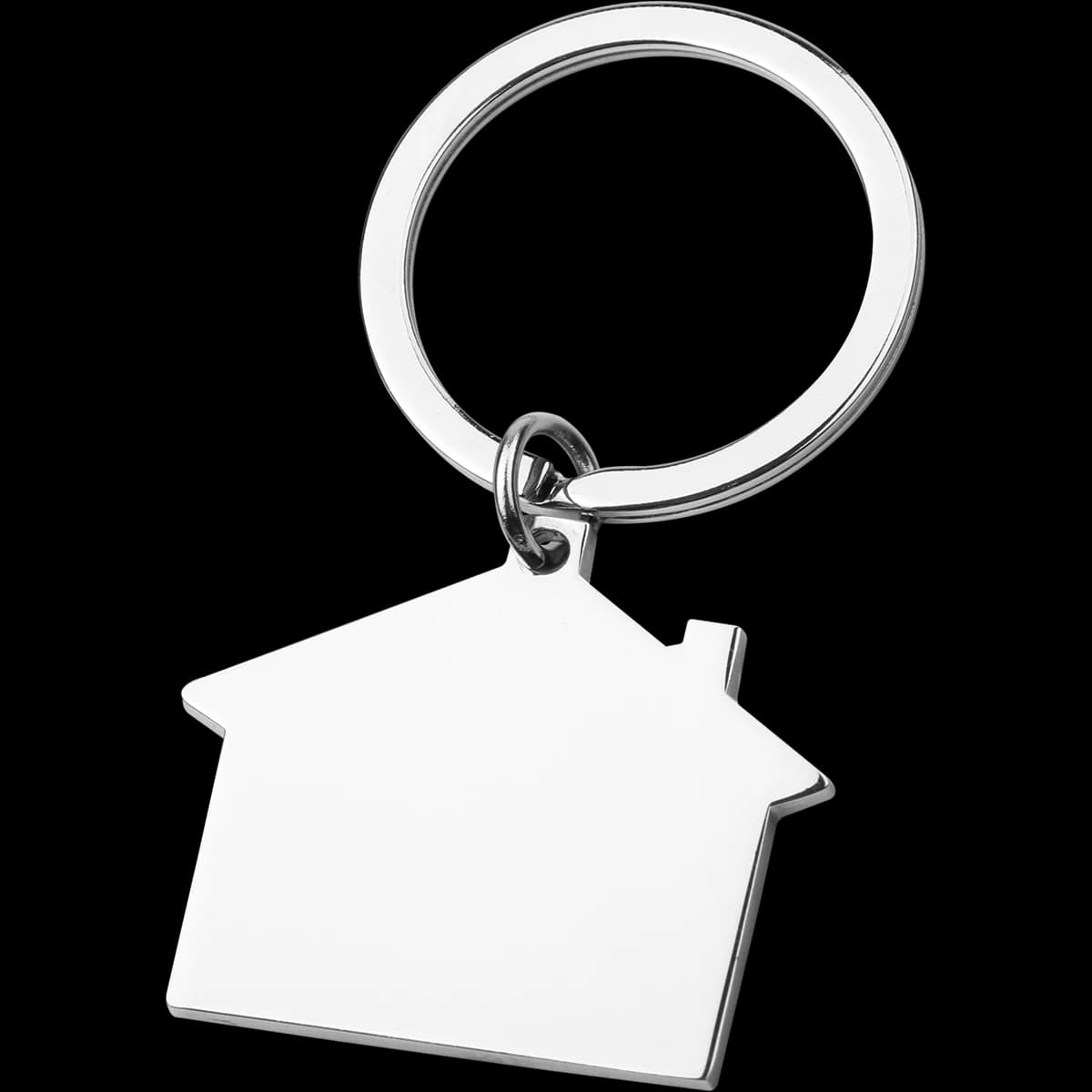 Keyring (House) - All Silver (Incl. Gift Box)