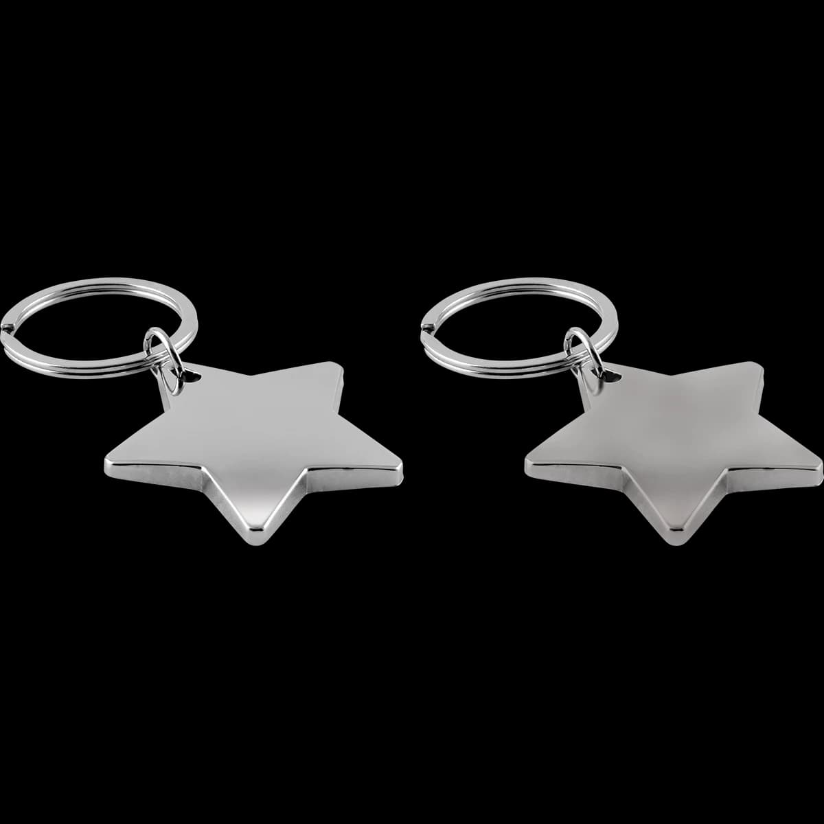 Keyring (Star) Satin Finish