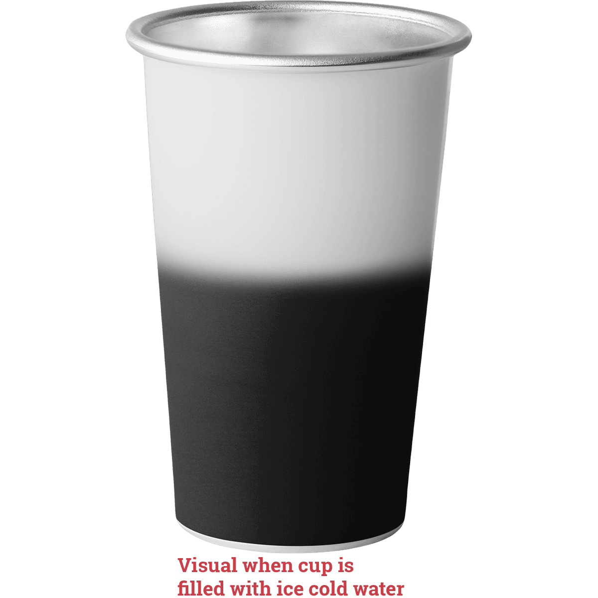 Chili KOP Colour Changing GRS Recycled Aluminium Cup (450ml)