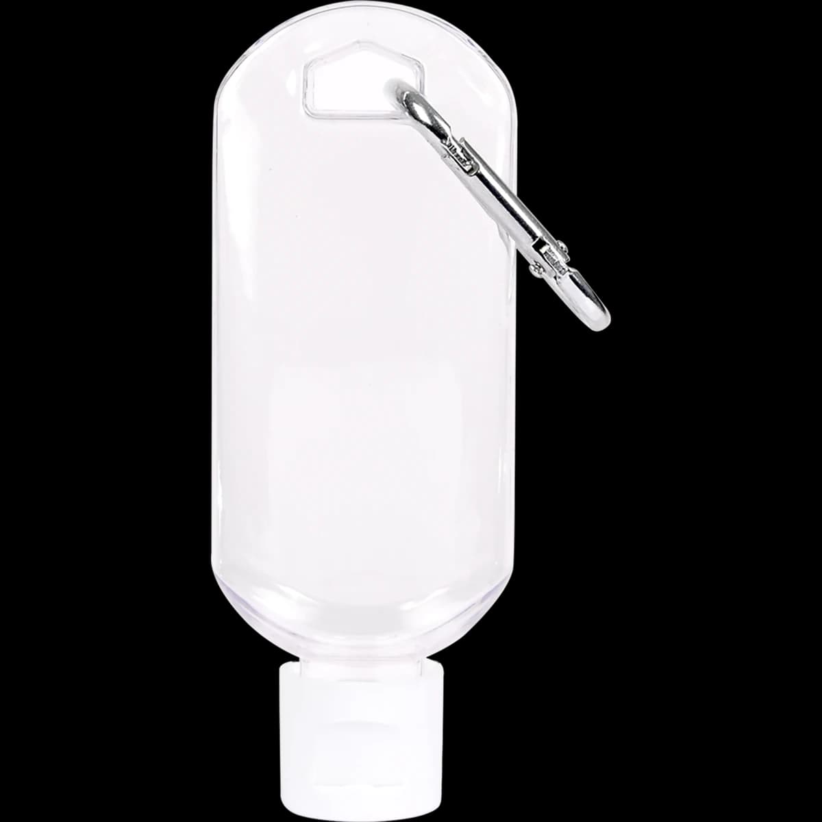 Hand Sanitiser Gel - 50ml Bottle with Carabine Clipl