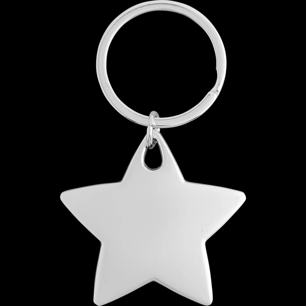 Keyring (Star) Satin Finish